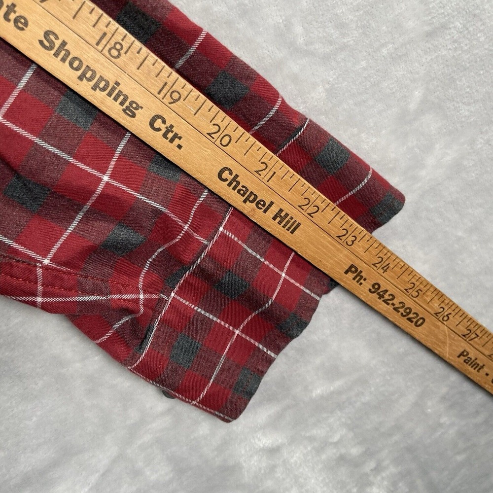 Pendleton Shirt Men's Medium Button Down Red Plai… - image 8